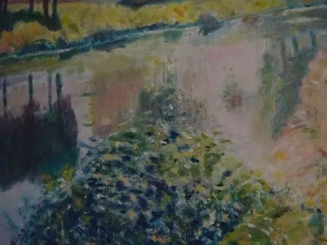 Impressionistisch leie zicht vandenhende - afbeelding 3 van  3