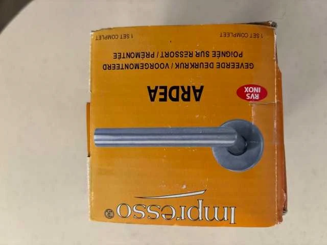 Impresso - ardea - rvs - deurbeslag (50x) - afbeelding 2 van  3