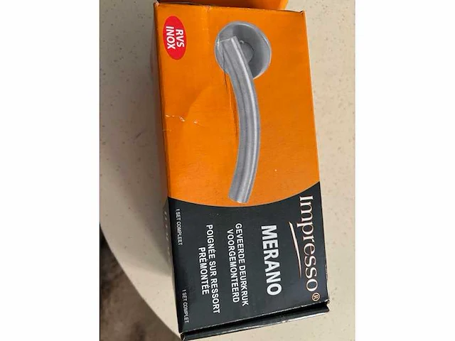 Impresso - merano - rvs - deurbeslag (50x) - afbeelding 2 van  2