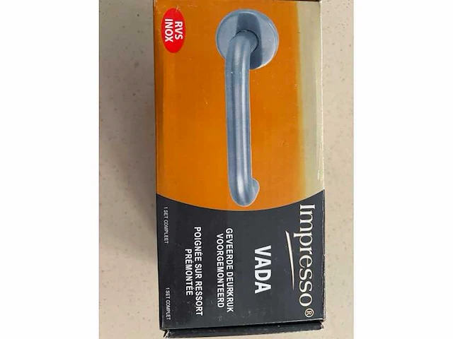 Impresso - varda - rvs - deurbeslag (50x) - afbeelding 2 van  2