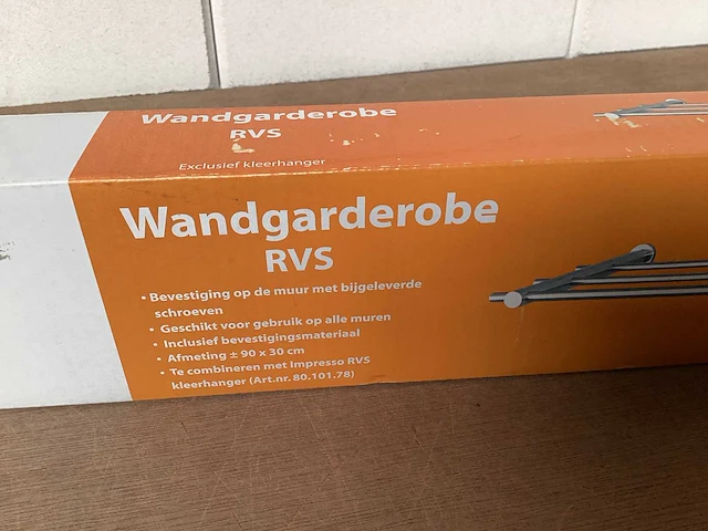 Impresso kapstok garderoberek rvs (2x) - afbeelding 2 van  5