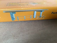 Impresso kapstok garderoberek rvs met beukenhout (2x) - afbeelding 1 van  3