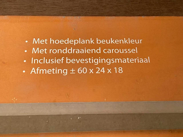 Impresso kapstok garderoberek rvs met beukenhout (2x) - afbeelding 2 van  3