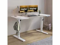 In hoogte verstelbaar bureau - verstelbaar zit/sta bureau - afbeelding 1 van  7