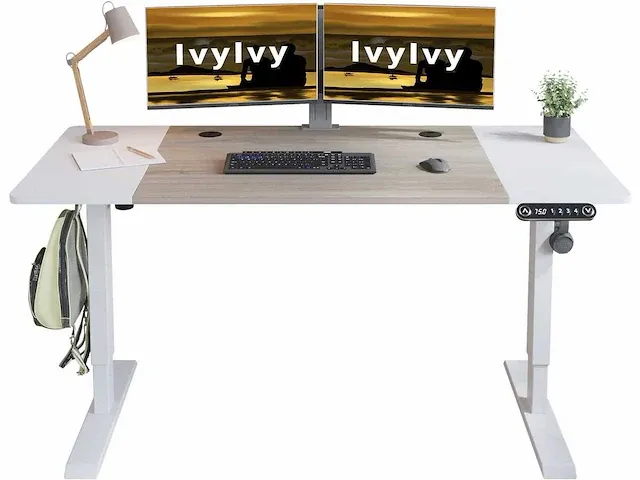 In hoogte verstelbaar bureau - verstelbaar zit/sta bureau - afbeelding 7 van  7