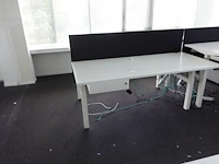 In hoogte verstelbare dubbele bureau - afbeelding 2 van  3