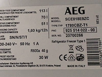 Inbouw combi koelkast aeg - afbeelding 7 van  8