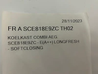 Inbouw combi koelkast aeg - afbeelding 8 van  8