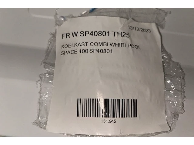 Inbouw combi koelkast whirlpool - afbeelding 8 van  9