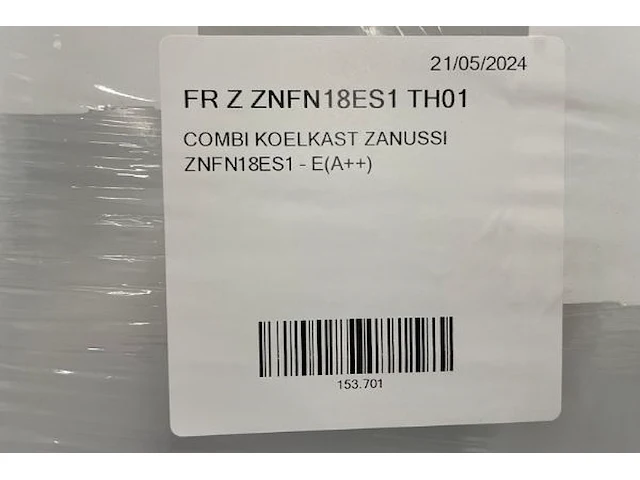 Inbouw combi koelkast zanussi - afbeelding 2 van  2