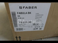 Inbouw keuken afzuigkap in werkblad faber fabula bk a 90 cm - afbeelding 3 van  3