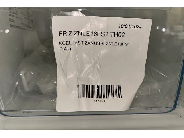 Inbouw koelkast zanussi - afbeelding 6 van  8