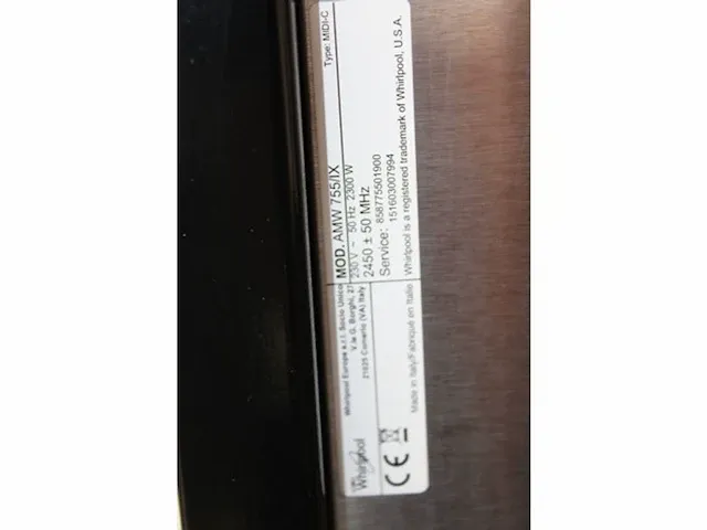 Inbouw-magnetron whirlpool amw-755/ix - afbeelding 3 van  3