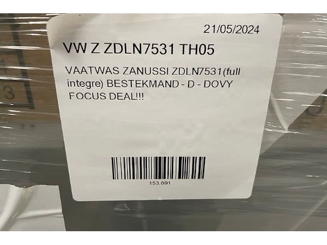 Inbouw vaatwas zanussi - afbeelding 2 van  2