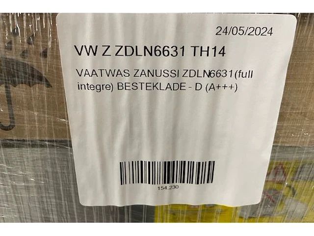 Inbouw vaatwas zanussi - afbeelding 2 van  2