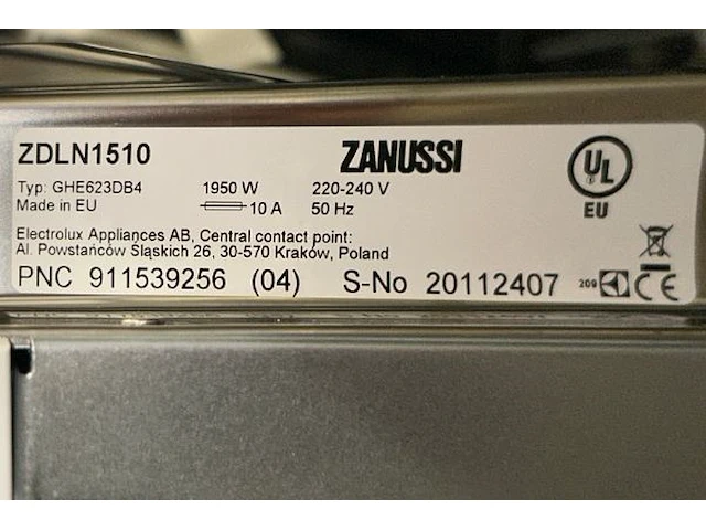Inbouw vaatwas zanussi - afbeelding 5 van  6
