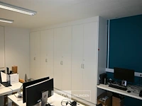 Inbouwkast wit 395x63x270 cm - afbeelding 1 van  5