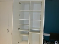Inbouwkast wit 395x63x270 cm - afbeelding 2 van  5