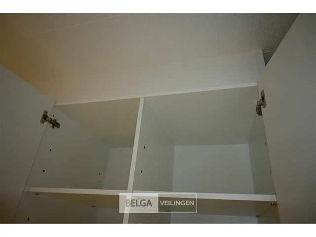 Inbouwkast wit 395x63x270 cm - afbeelding 3 van  5