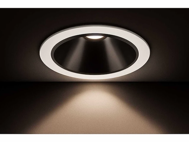 Inbouwlamp gu10 – rond – zwart/wit – ip20 (x50) - afbeelding 1 van  4