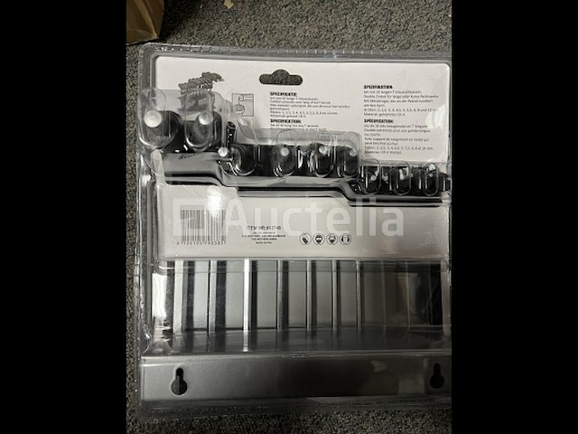 Inbus t-sleutels in rekje - afbeelding 3 van  3