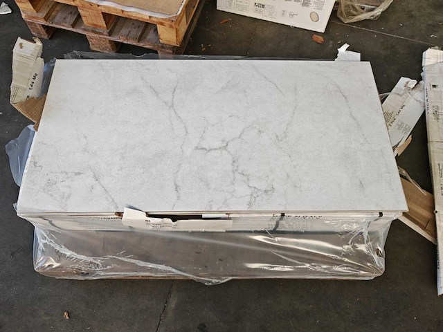 Inca antica carrara white mat vloertegel 60x120 cm 12,96 m² - afbeelding 2 van  7
