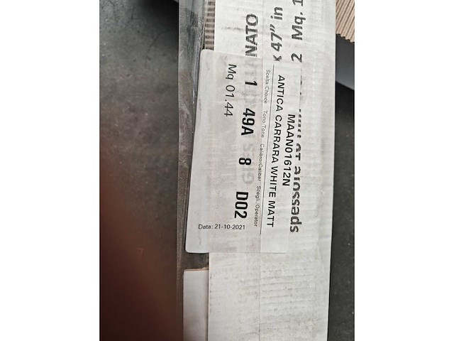 Inca antica carrara white mat vloertegel 60x120 cm 12,96 m² - afbeelding 7 van  7