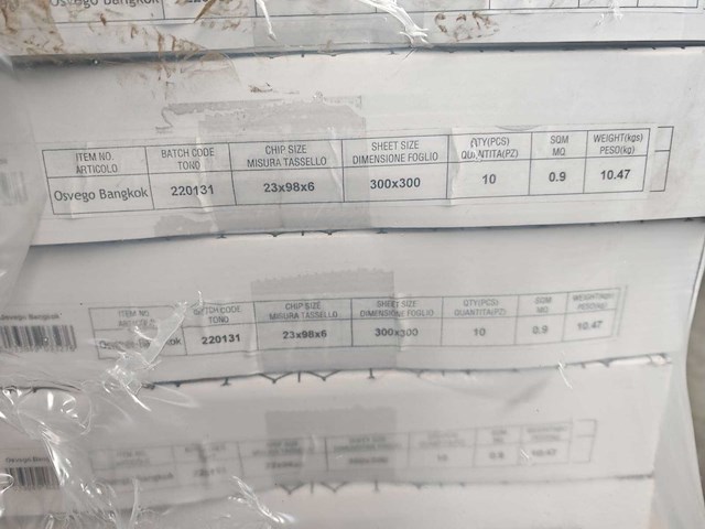 Inca osvego bangkoki mozaïek tegel 30x30 cm 28,98 m² - afbeelding 7 van  7