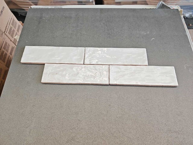 Inca riad white glans wandtegel 6,5x20 cm 4,4 m² - afbeelding 1 van  7