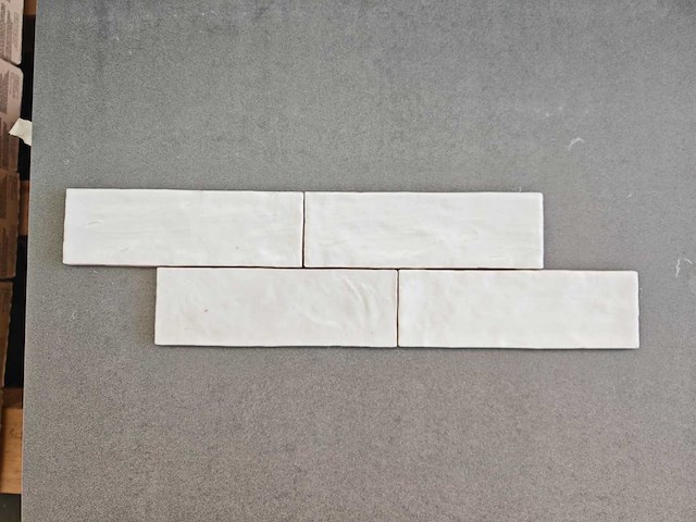 Inca riad white glans wandtegel 6,5x20 cm 4,4 m² - afbeelding 2 van  7
