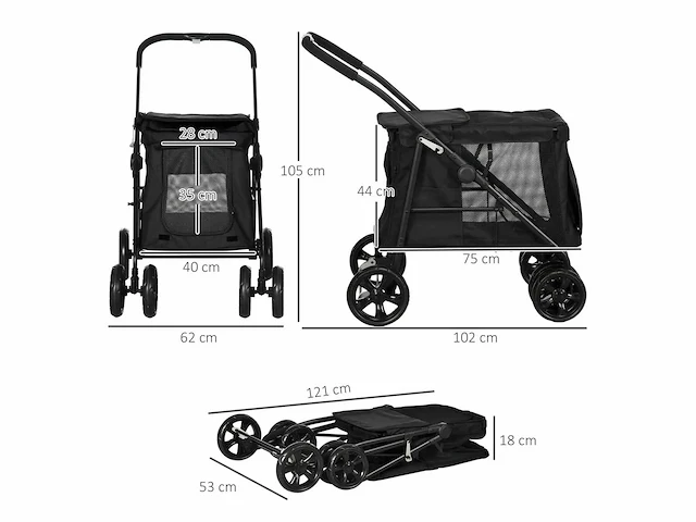 Incl. hondenbuggy kussen - afbeelding 4 van  6