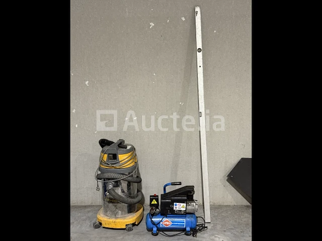Ind. stofzuiger + compressor + waterpas - afbeelding 3 van  9