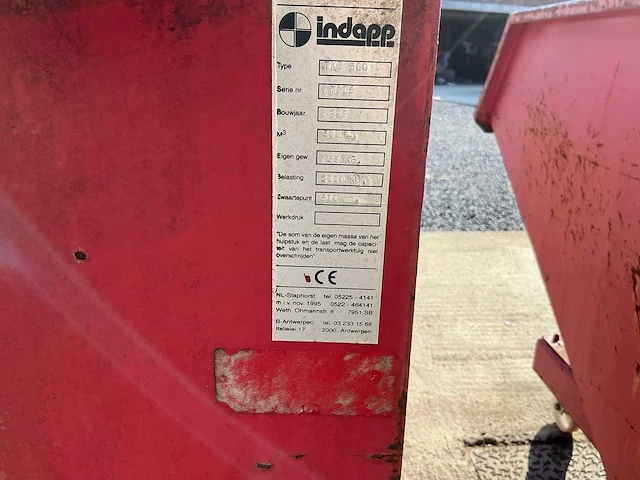 Indapp tkb700et 500 opslagcontainer - afbeelding 7 van  15
