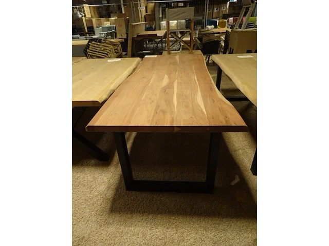 Indoor tafel acacia hout - afbeelding 1 van  3