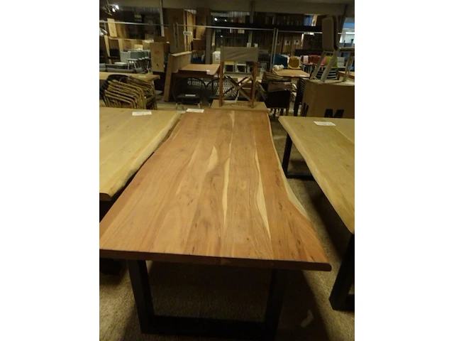 Indoor tafel acacia hout - afbeelding 2 van  3