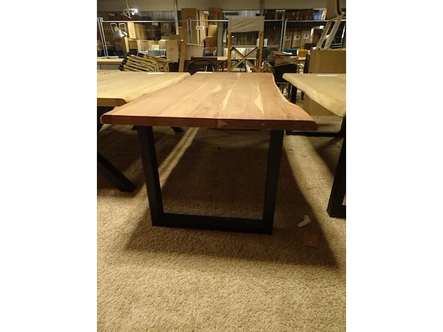 Indoor tafel acacia hout - afbeelding 3 van  3