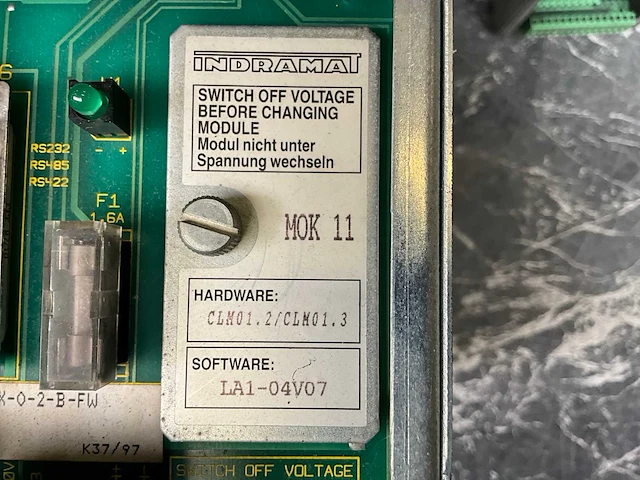 Indramat mok12 servo controller (2x) - afbeelding 7 van  8