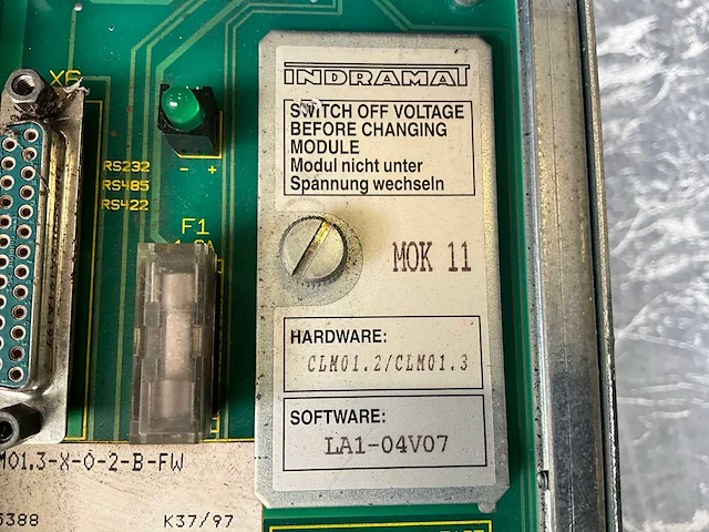 Indramat mok12 servo controller (2x) - afbeelding 8 van  8
