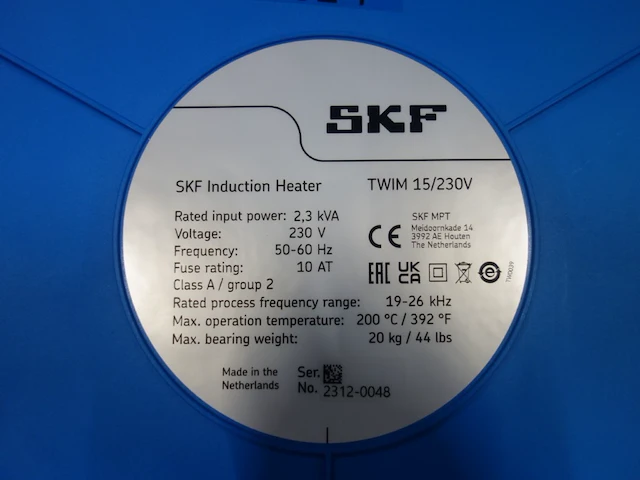 Inductie verwarming skf + koffer skf - afbeelding 4 van  5