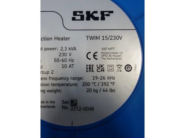 Inductie verwarming skf + koffer skf - afbeelding 5 van  5