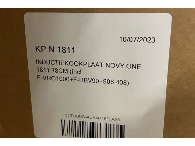 Inductiekookplaat met veldafzuiging novy one - afbeelding 6 van  6