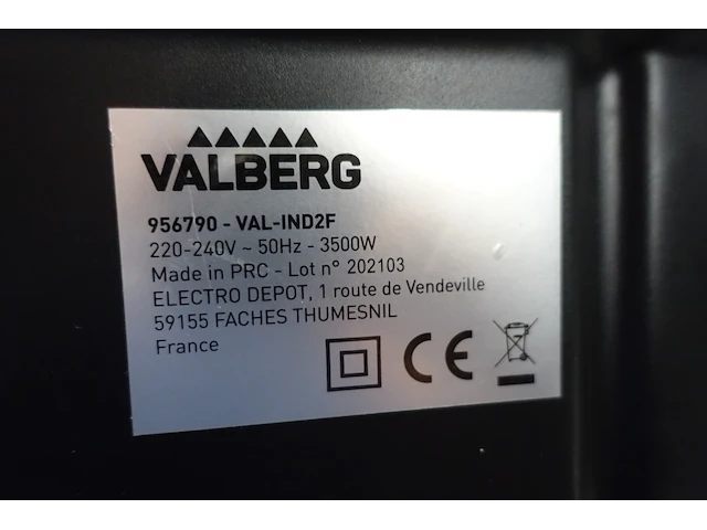 Inductiekookplaat valberg + microgolf - afbeelding 5 van  10