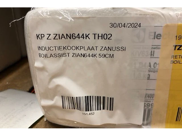 Inductiekookplaat zanussi - afbeelding 2 van  2