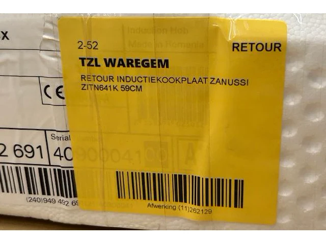 Inductiekookplaat zanussi - afbeelding 5 van  5