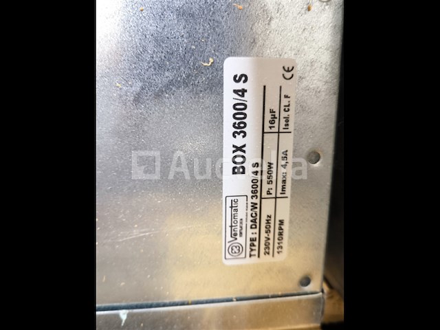 Industrieel afzuigkap, zo goed als nieuw met 2 afzuigmotoren - afbeelding 5 van  10