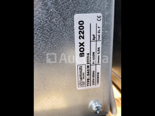 Industrieel afzuigkap, zo goed als nieuw met 2 afzuigmotoren - afbeelding 6 van  10