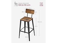 Industrieel barkruk (x6) - afbeelding 3 van  6