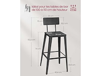 Industrieel barkruk (x6) - afbeelding 5 van  6