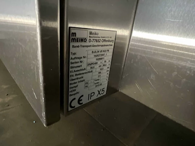 Industriële afwasmachine meike, 2015 - afbeelding 9 van  18