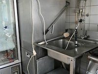 Industriele afwasmachine met spoeltafel - afbeelding 3 van  6